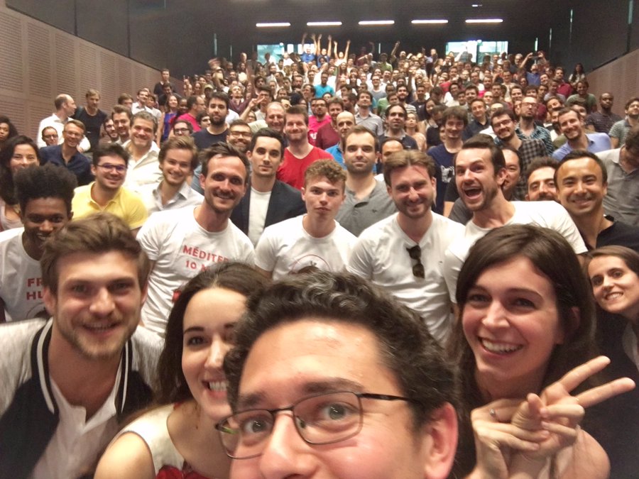 Selfie de bienvenue du Founders Program